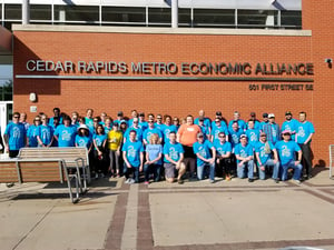 City of Cedar Rapids, Economic Alliance, Downtown District, and Whirlpool employees